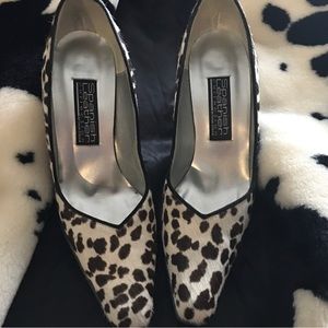 Pony hair pumps. Like new worn once.